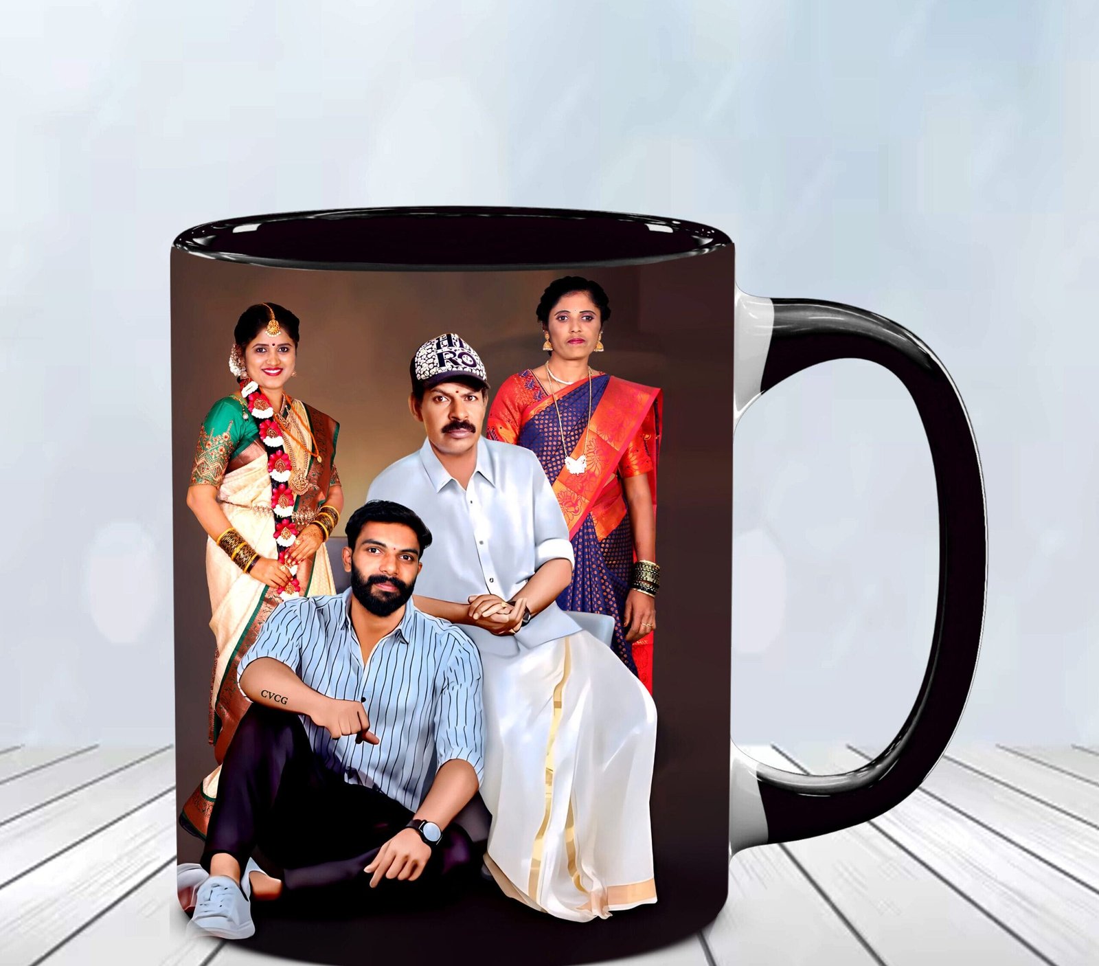 Black Colour Mug