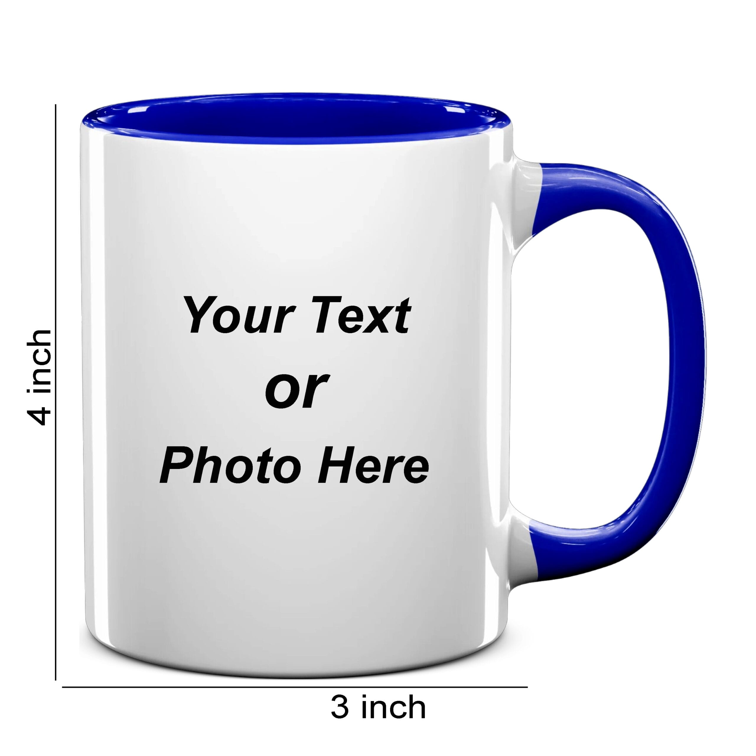 Blue Colour Mug - Image 3