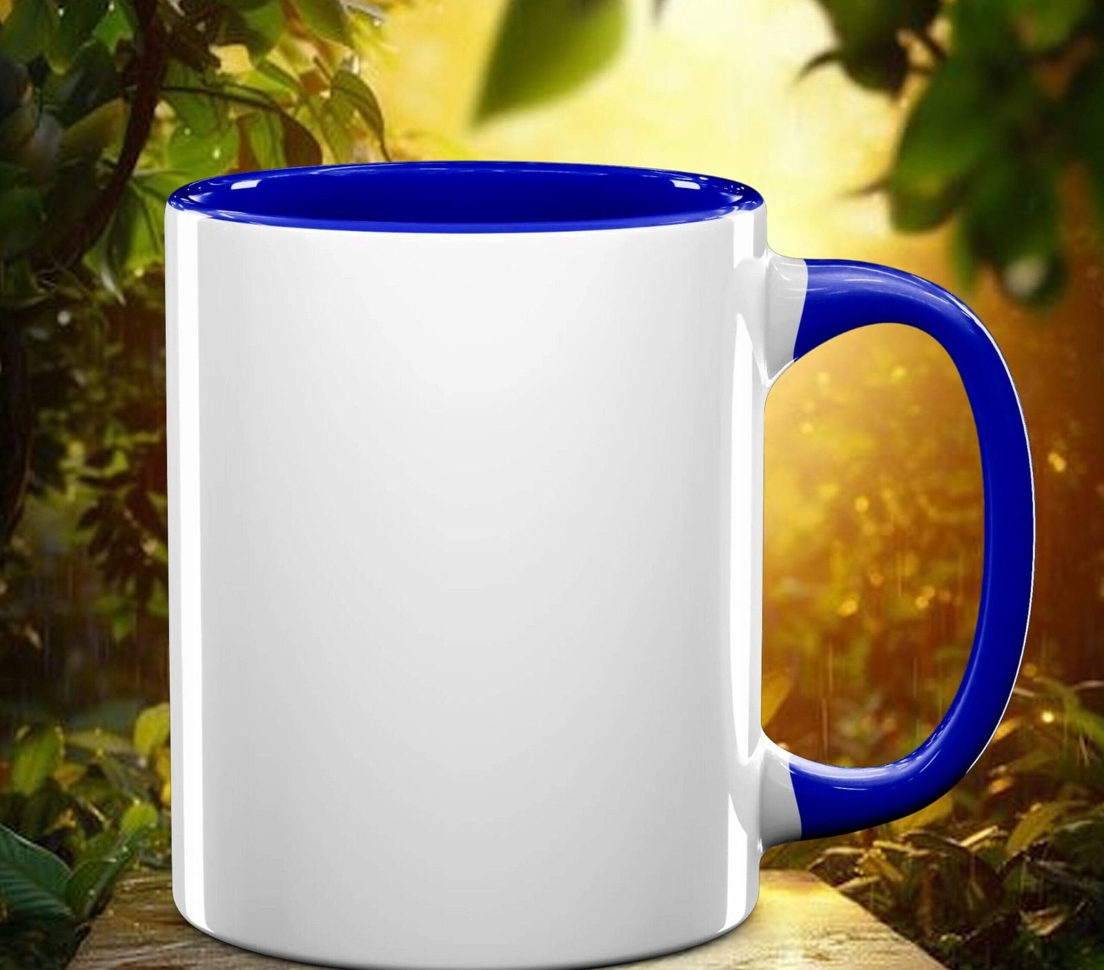 Blue Colour Mug