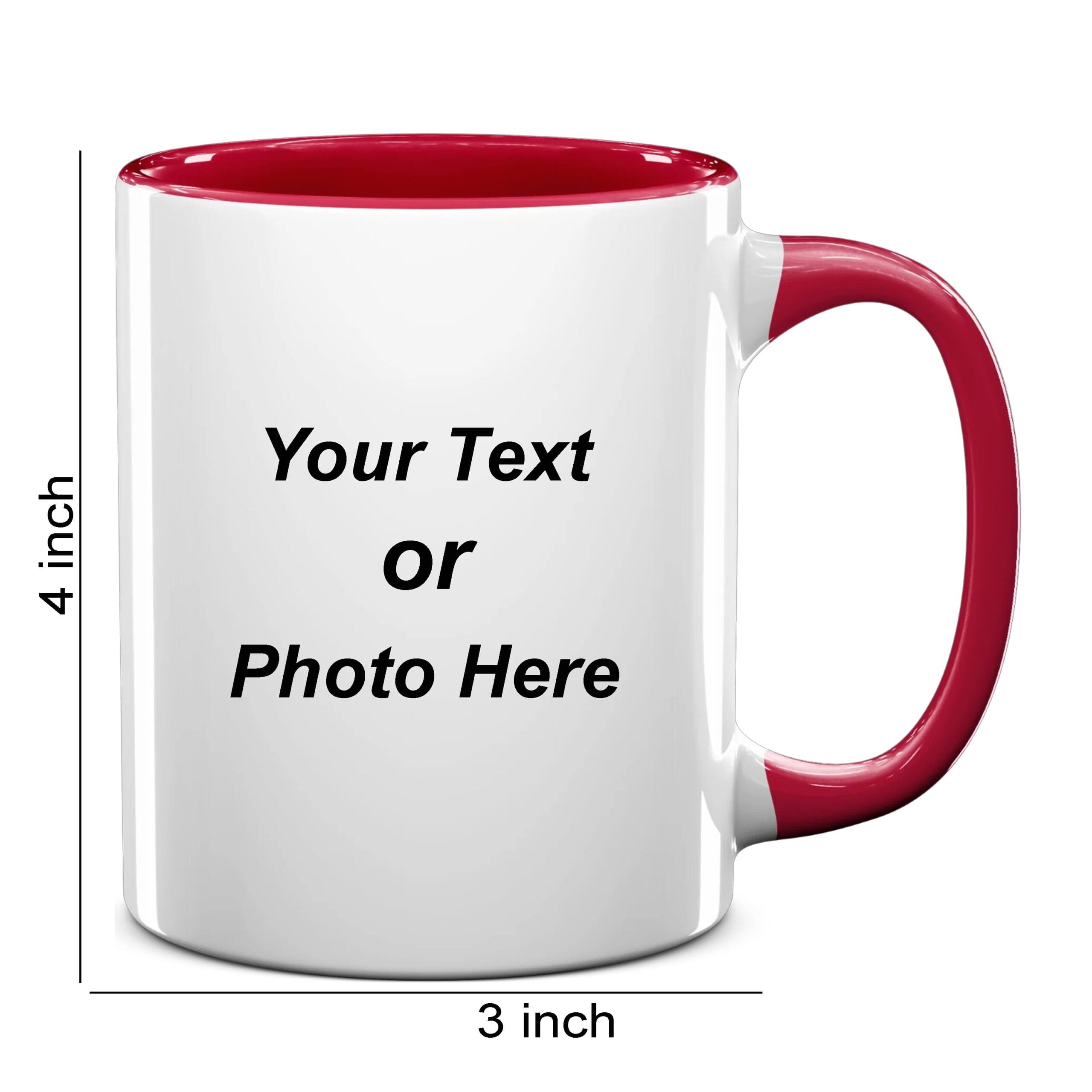 Red Colour Mug - Image 2