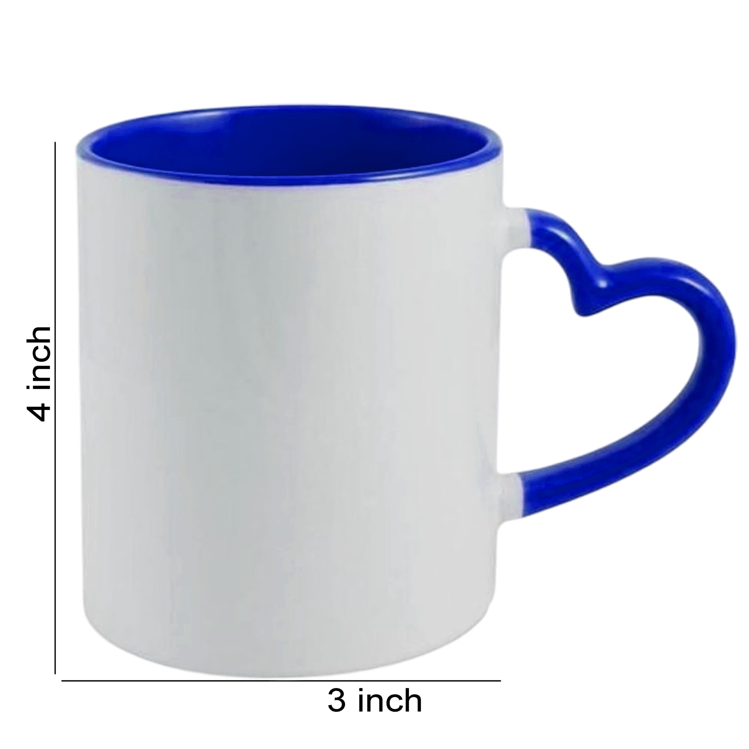 Heart Handle Colour Mug - Image 9