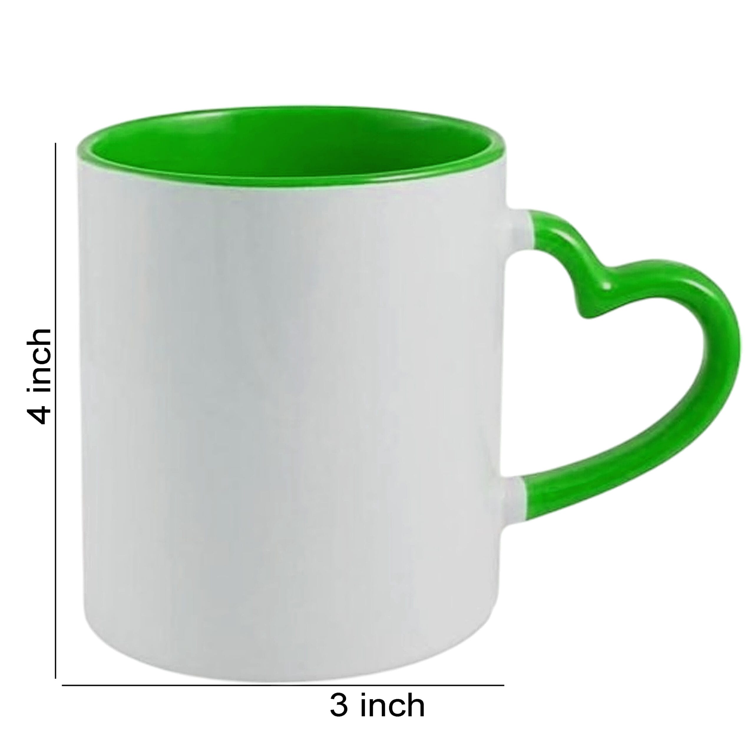 Heart Handle Colour Mug - Image 5