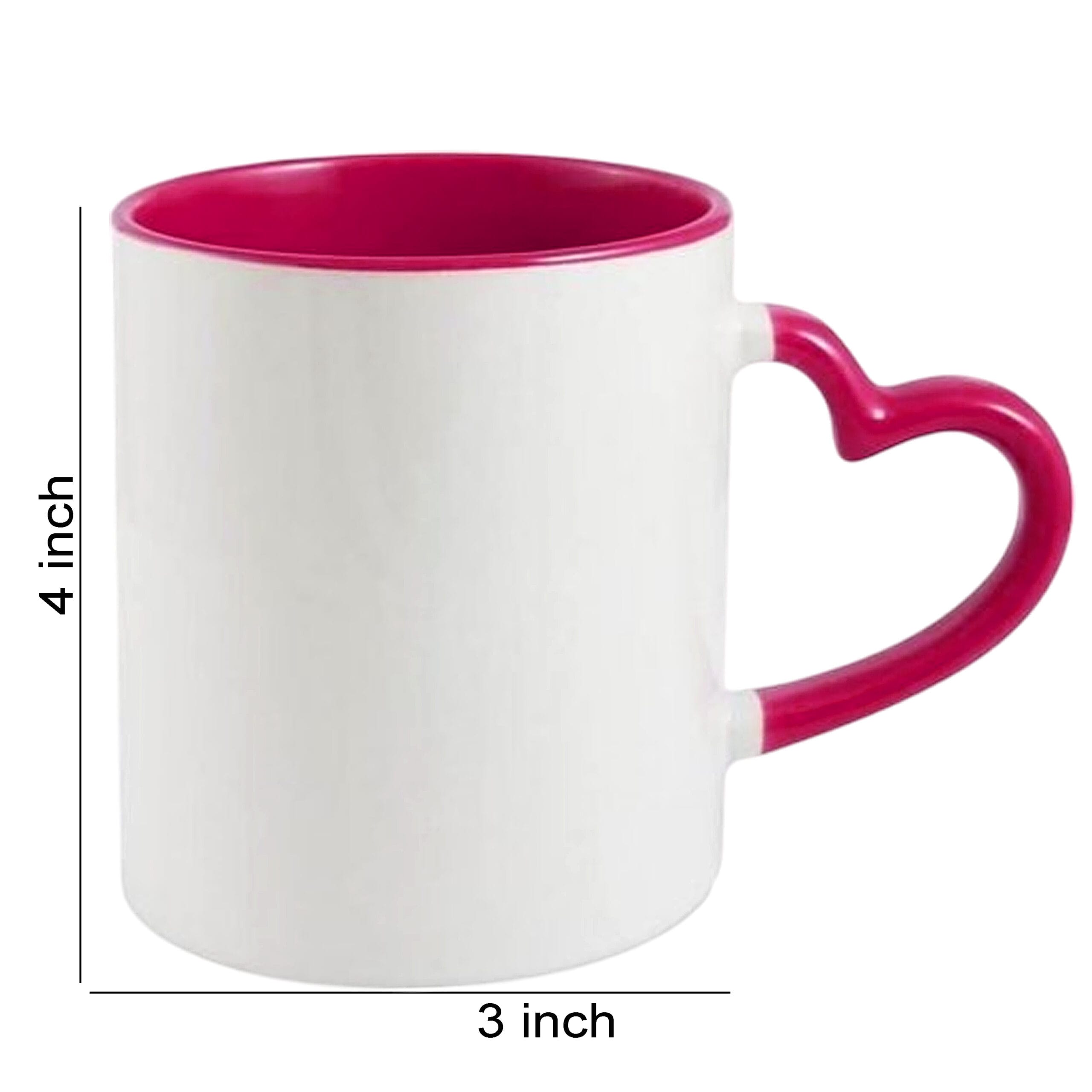 Heart Handle Colour Mug - Image 13