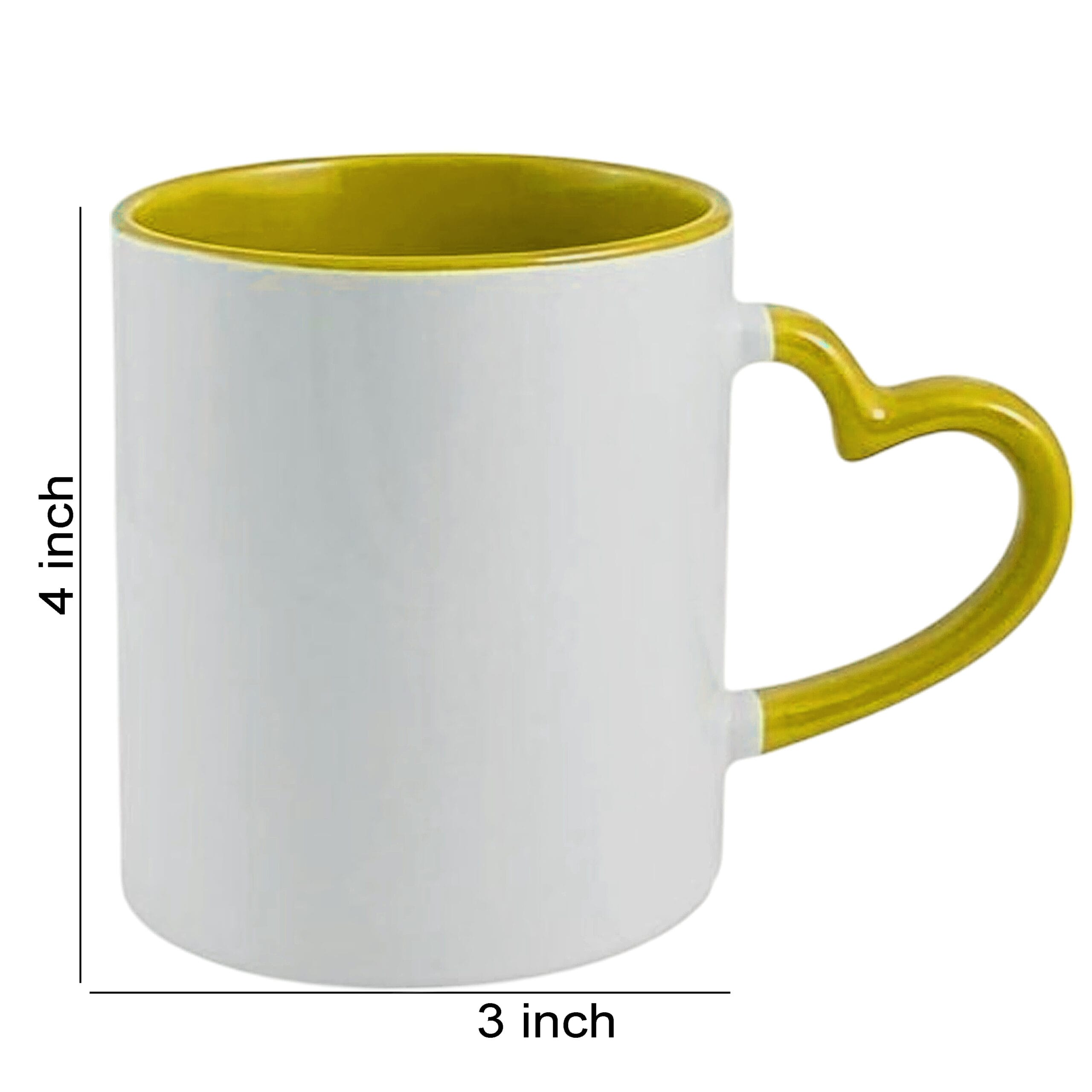 Heart Handle Colour Mug - Image 7