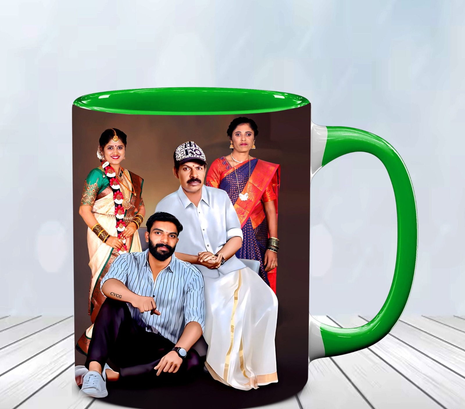 Green Colour Mug