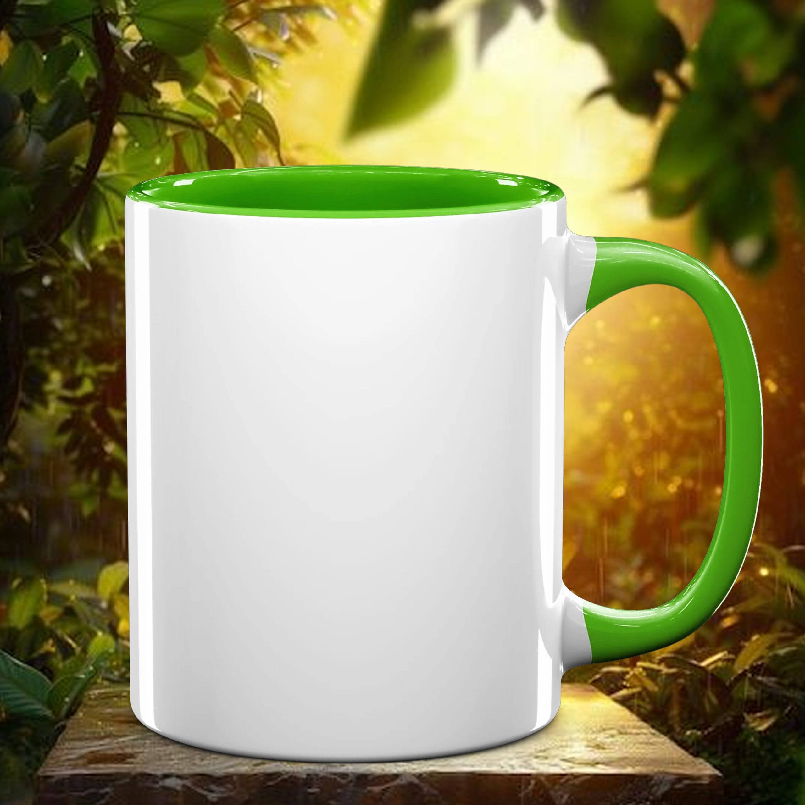 Green Colour Mug - Image 3