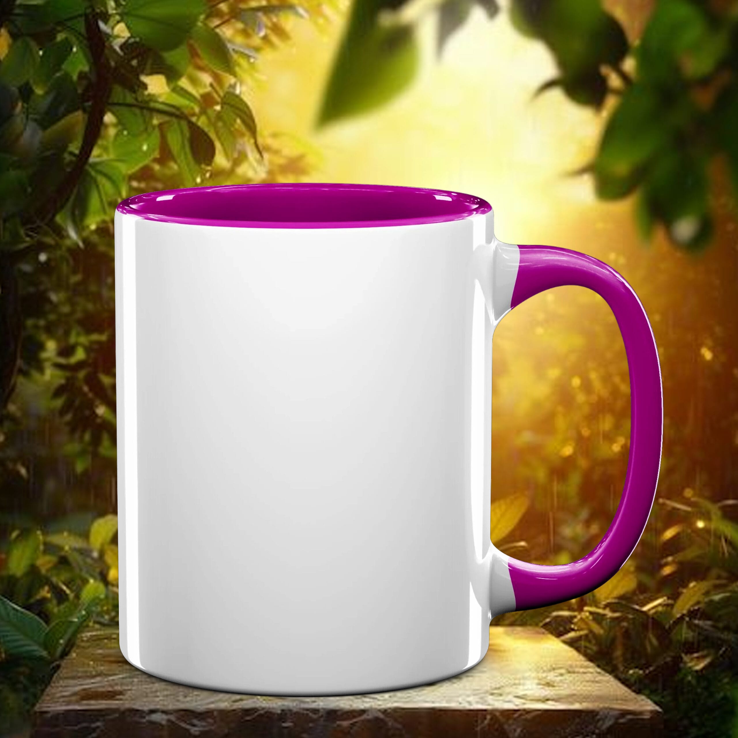 Pink Colour Mug - Image 3