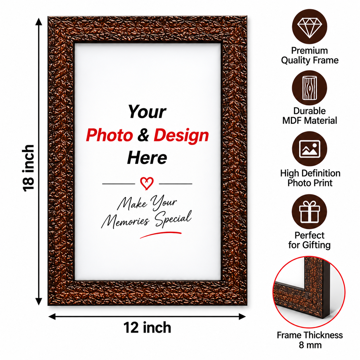 12X18 Personalised Photo Frame