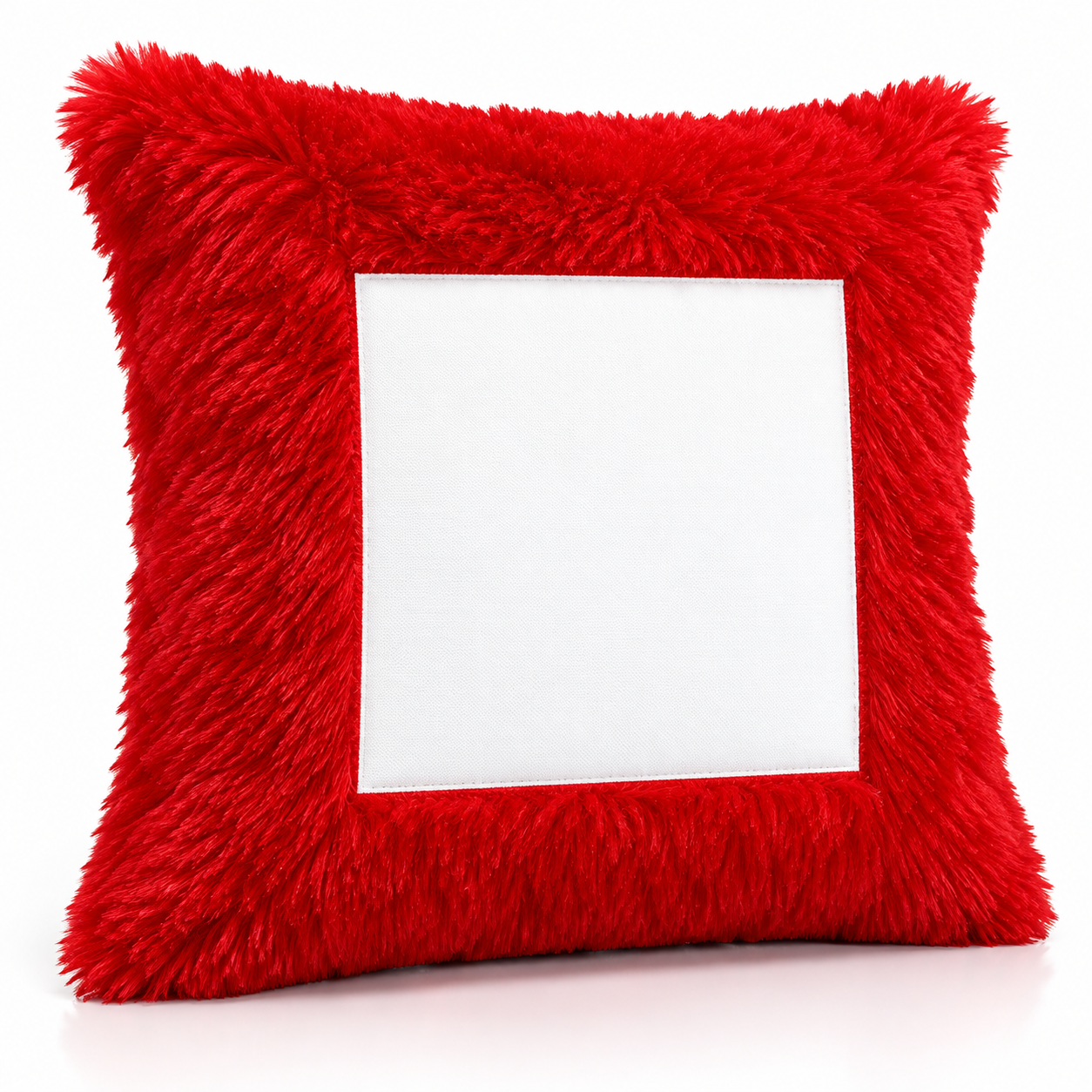 Personalized Photo Square Fur Pillow