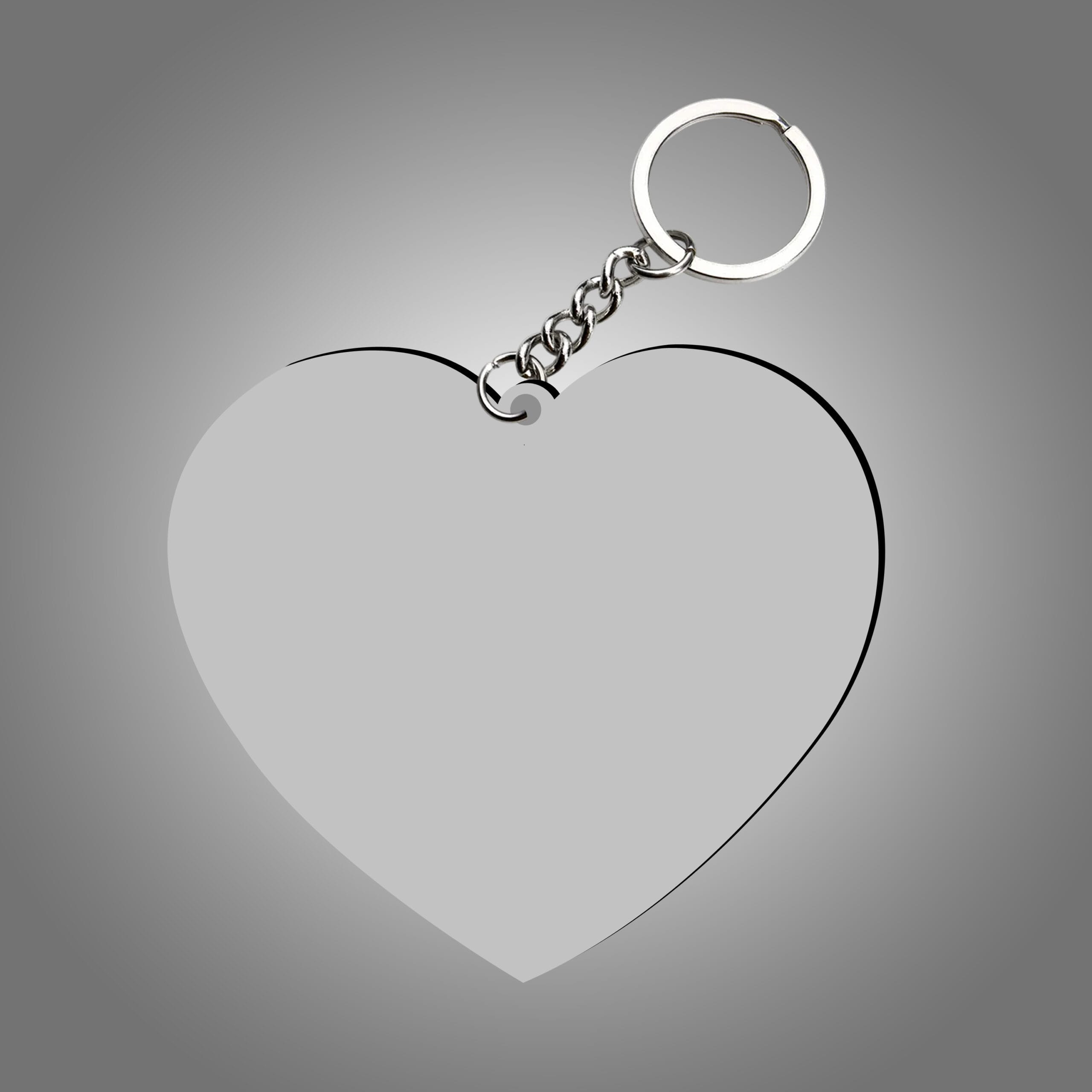 Heart Personalized Photo Keychain - Image 4