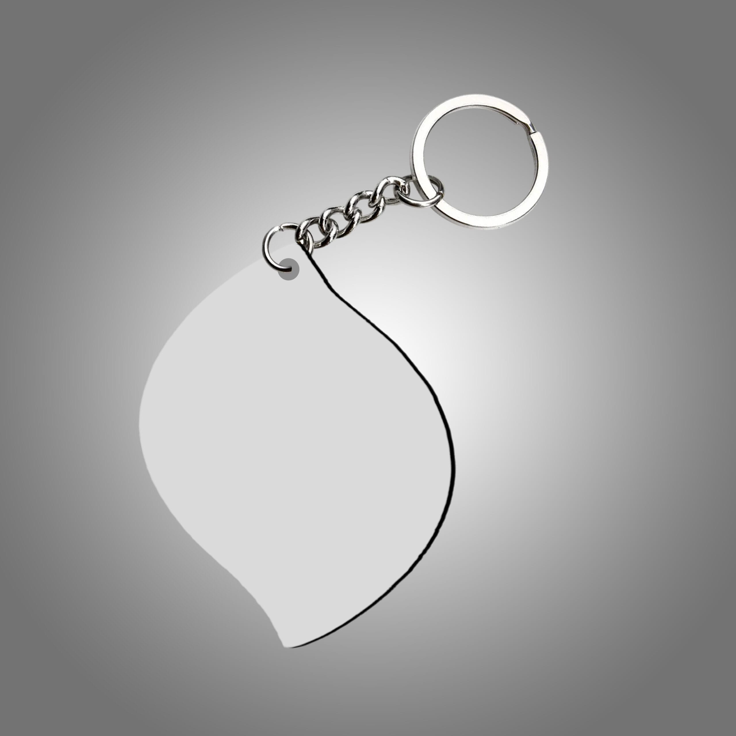 Leaf Personalized Photo Keychain - Image 4