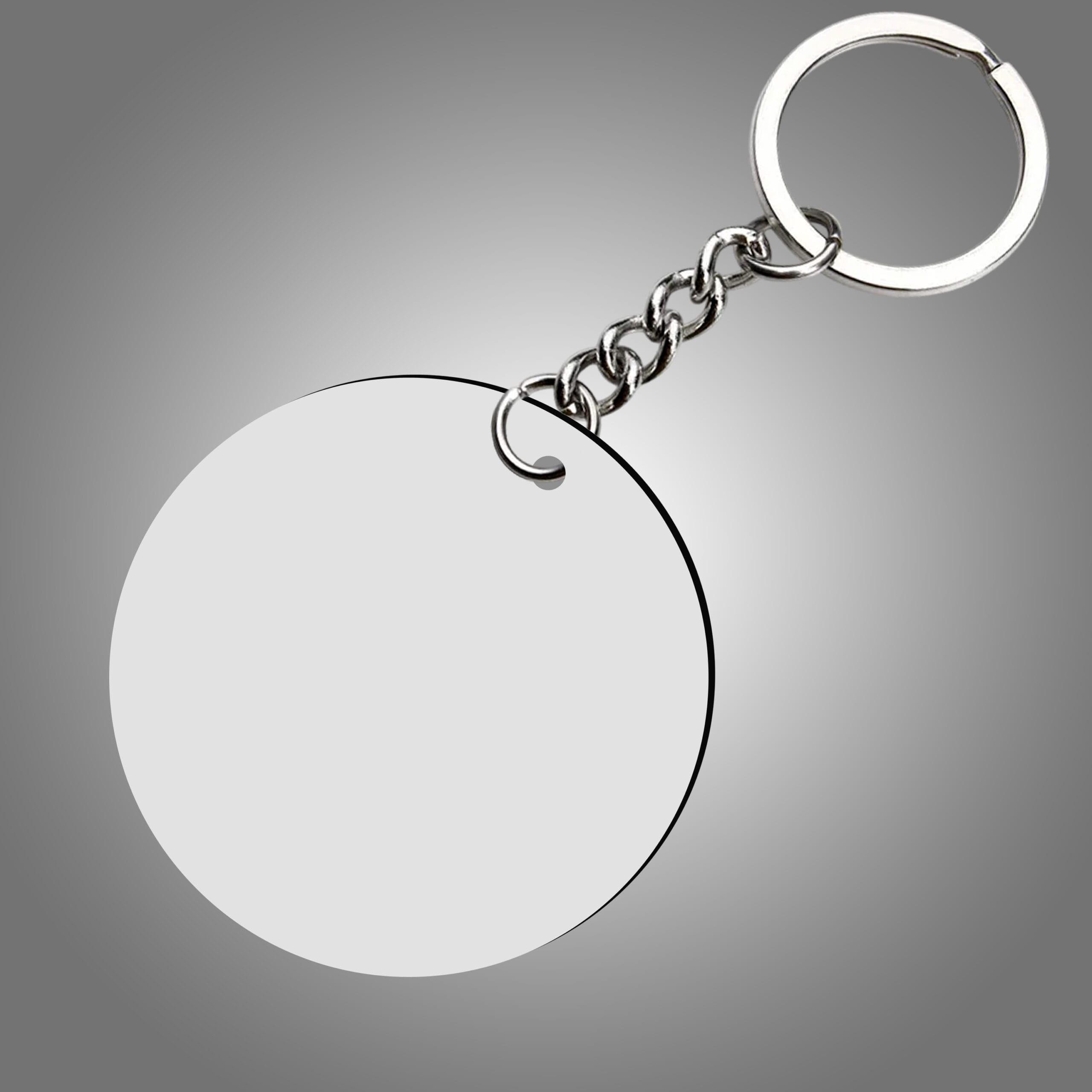Circle Personalized Photo Keychain - Image 4