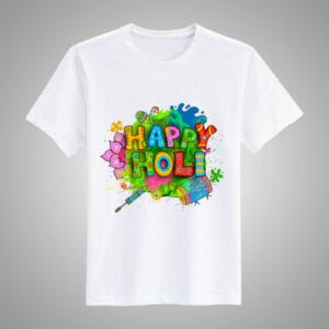 Happy Holi T-Shirt For Men and Women