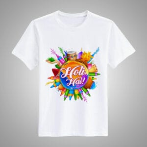 Happy Holi T-Shirt For Men and Women