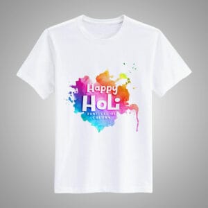 Happy Holi T-Shirt For Men and Women