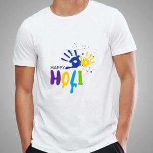Happy Holi T-Shirt For Men and Women