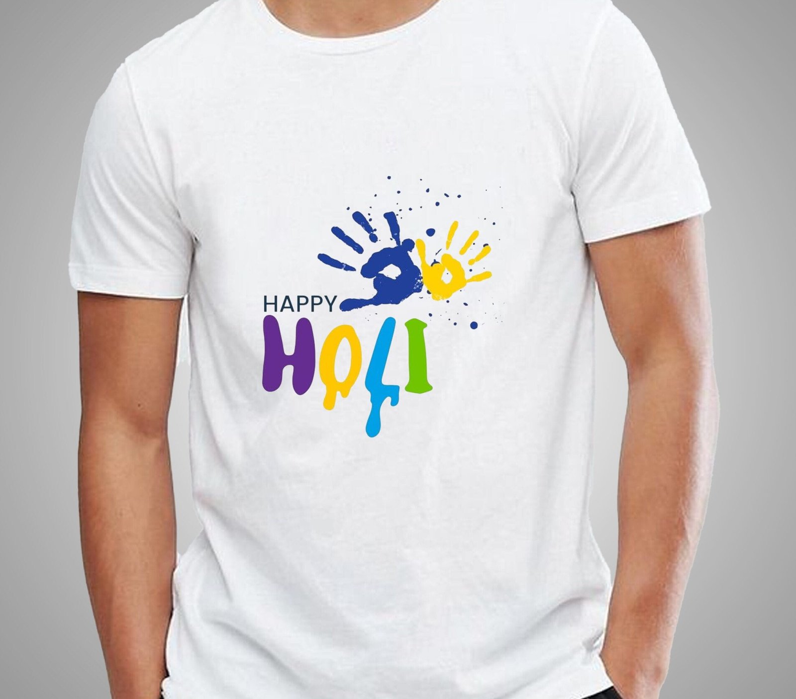 Happy Holi T-Shirt For Men and Women