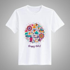 Happy Holi T-Shirt For Men and Women