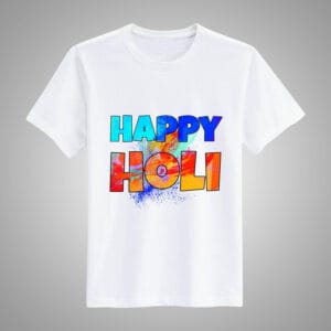 Happy Holi T-Shirt For Men and Women