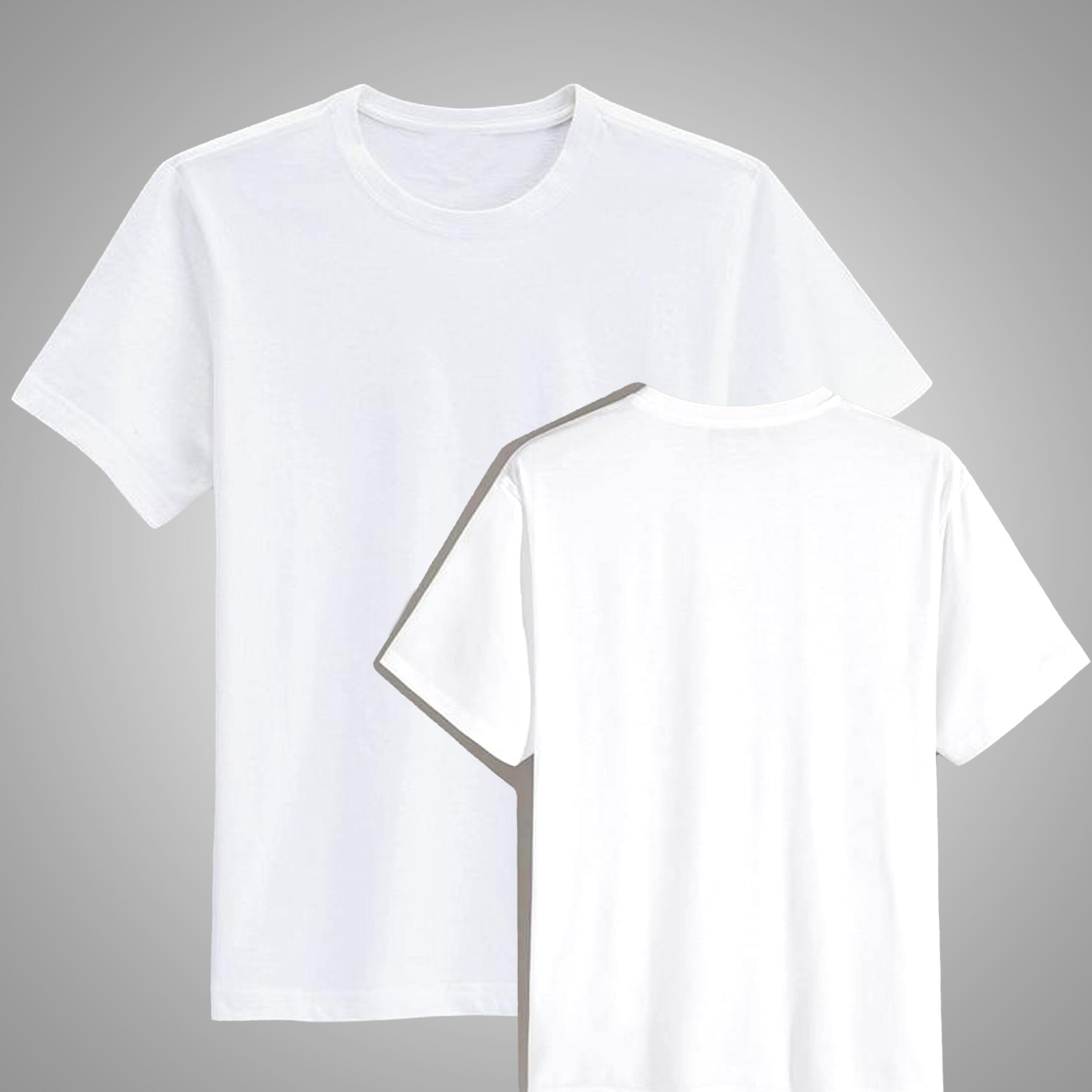 White Colour Round Neck T-Shirt For Women - Image 6