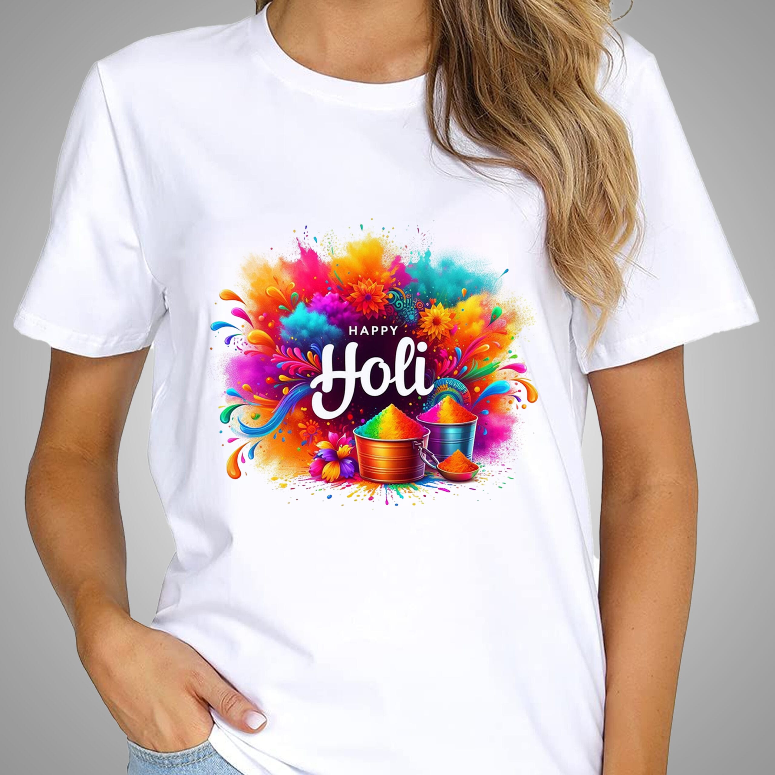 Holi T-Shirt For Men and Women - Image 4