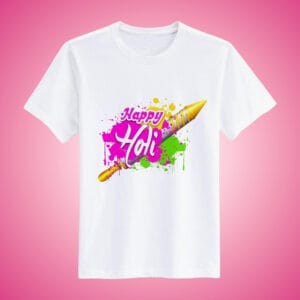 Happy Holi T-Shirt For Men and Women
