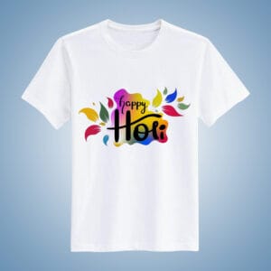 Happy Holi T-Shirt For Men and Women