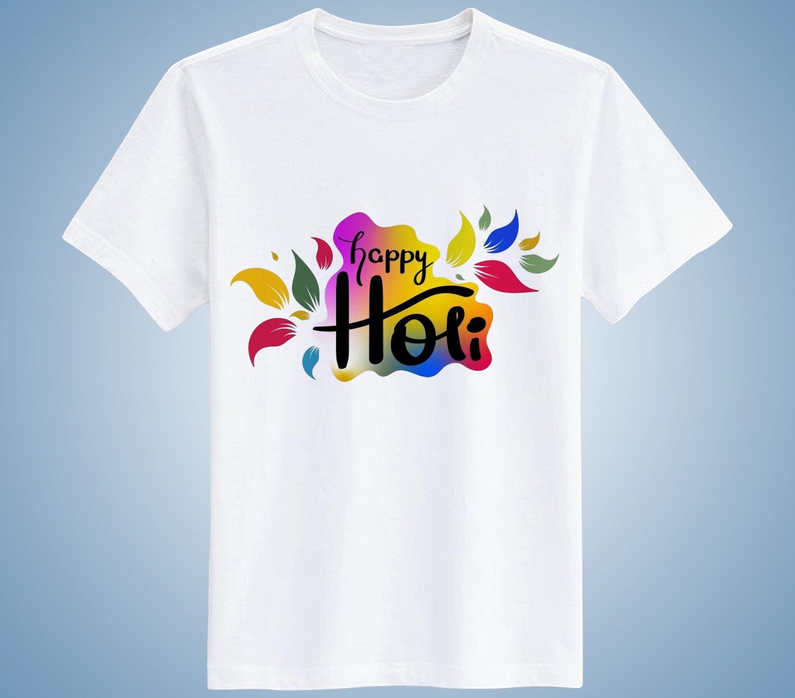 Happy Holi T-Shirt For Men and Women