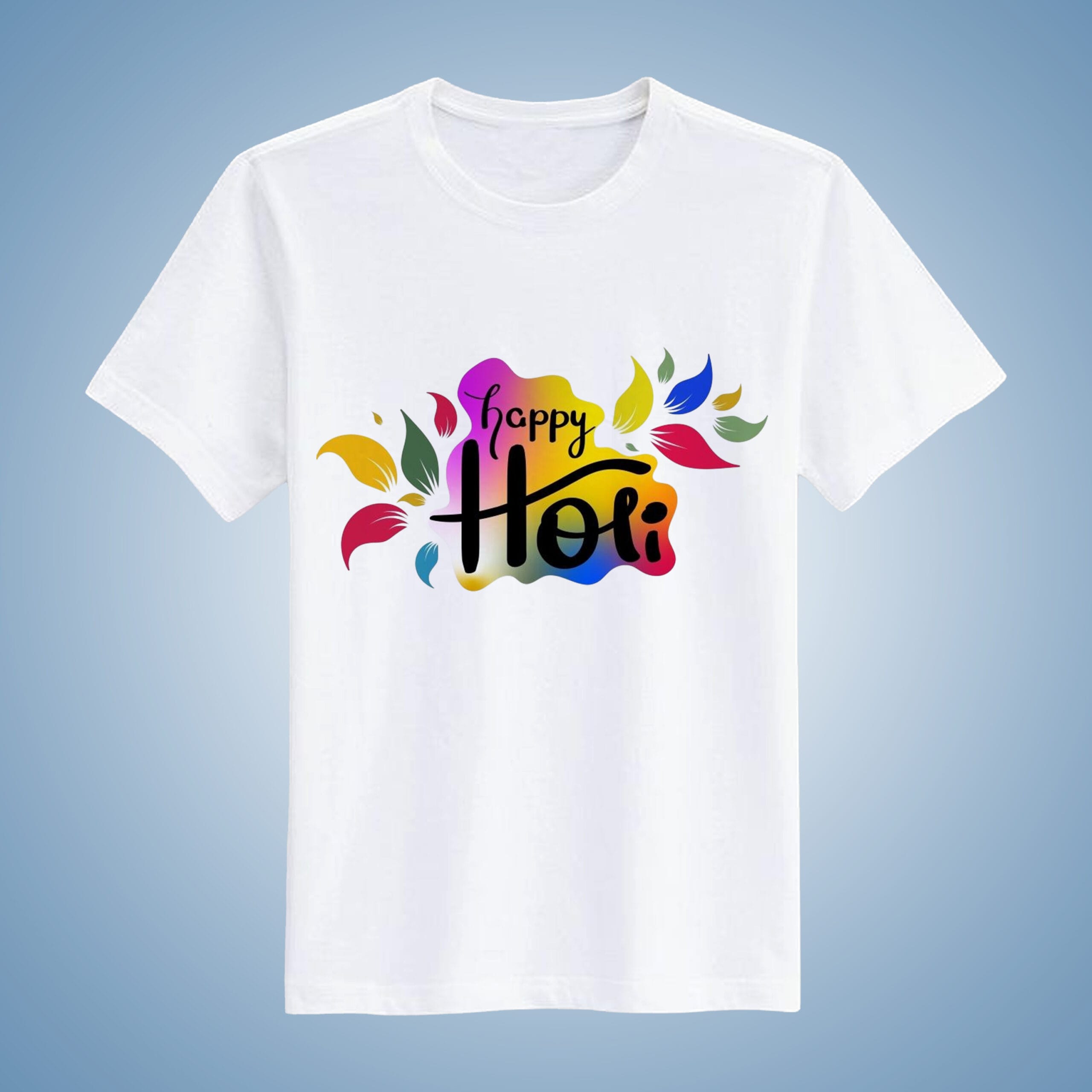 Happy Holi T-Shirt For Men and Women