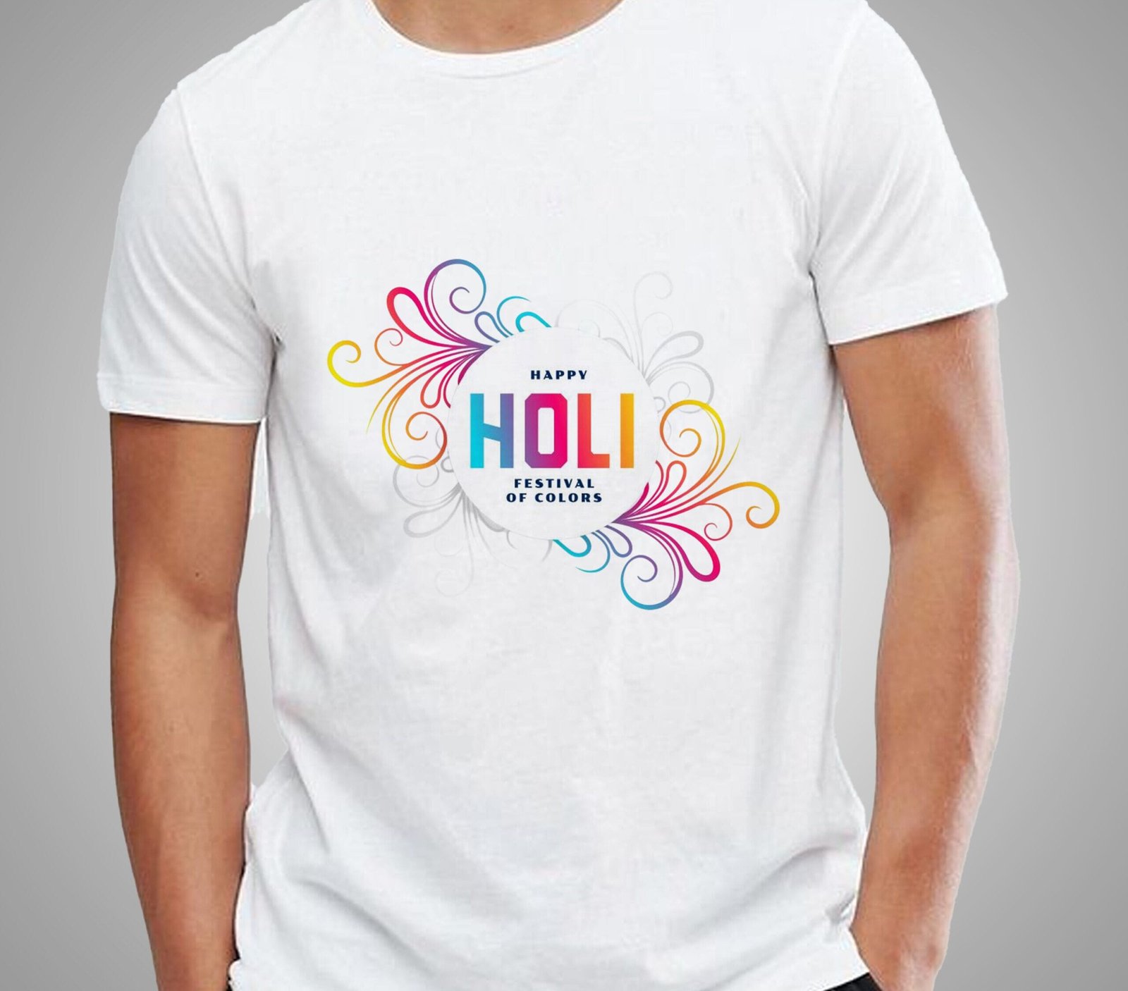 Happy Holi T-Shirt For Men and Women