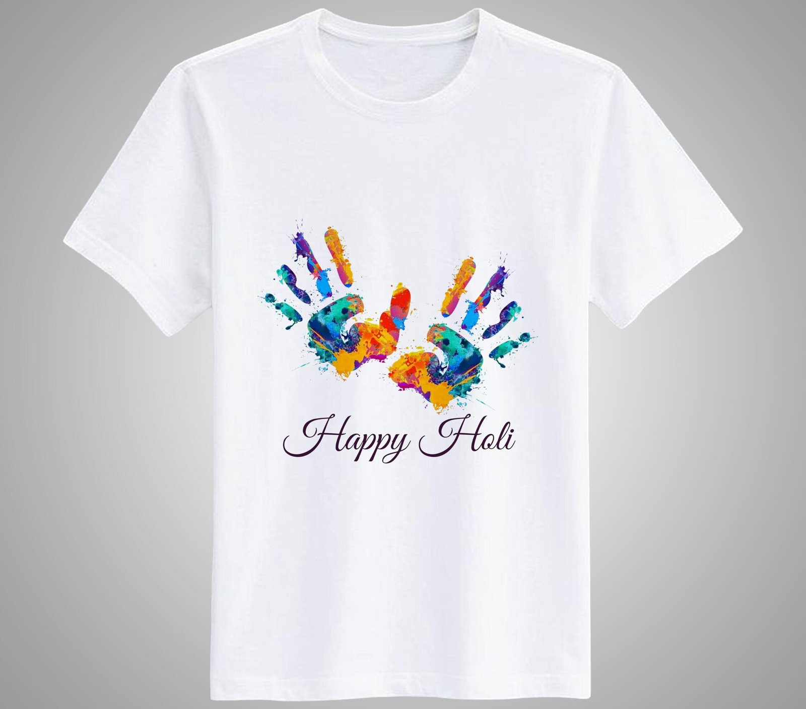 Happy Holi T-Shirt For Men and Women