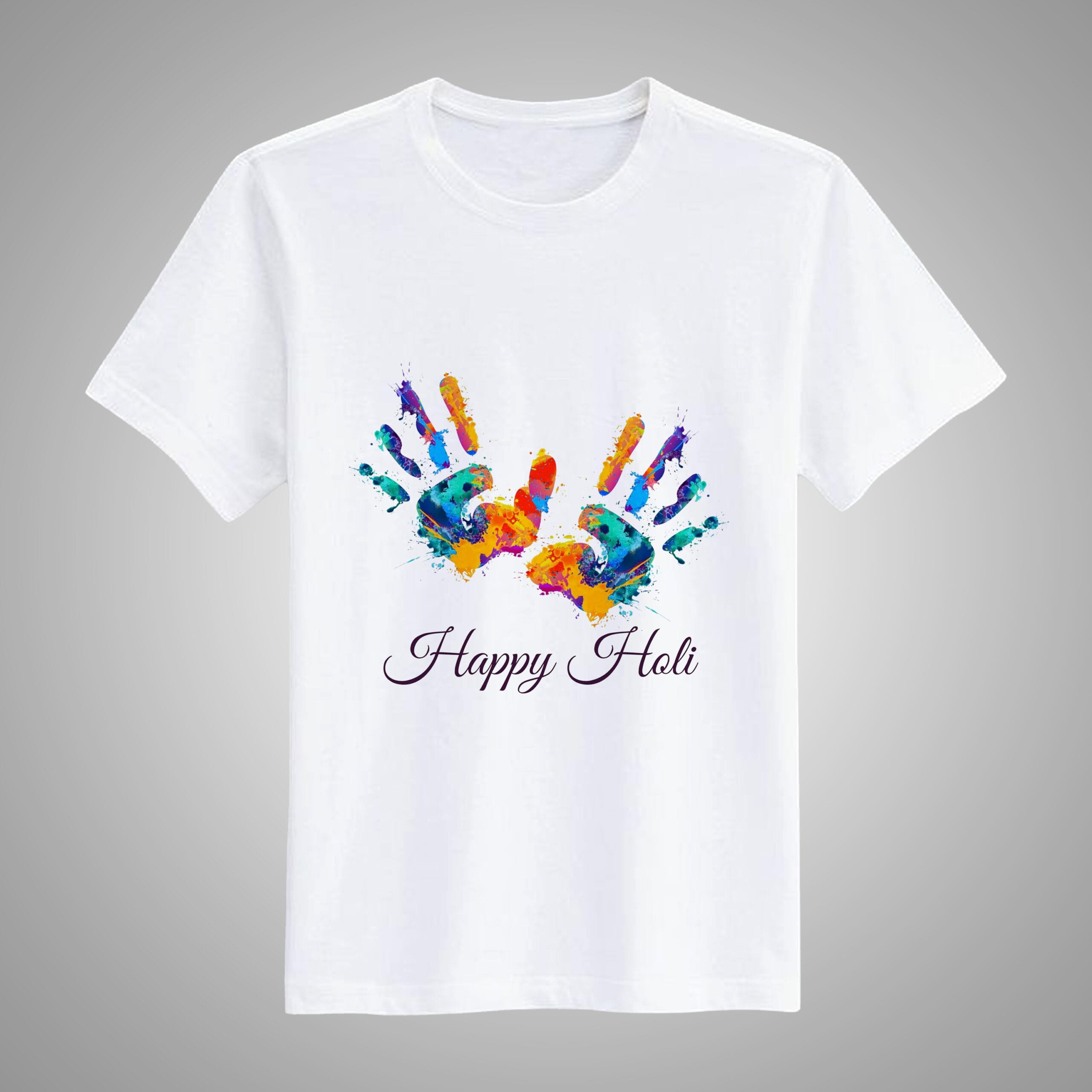 Happy Holi T-Shirt For Men and Women