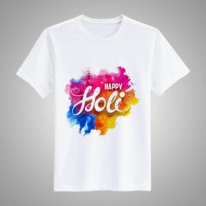 Happy Holi T-Shirt For Men and Women